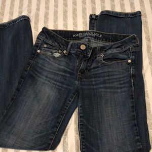 AE denim jeans; no rips/tears